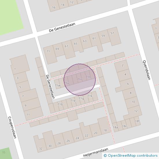 De Genestetlaan 71 - r  Roosendaal