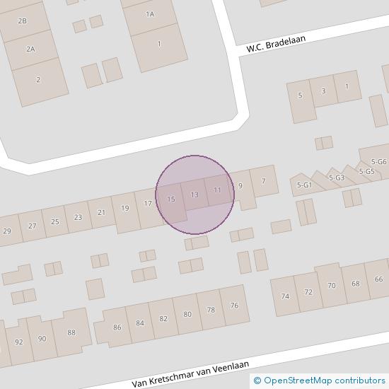 W.C. Bradelaan 13 1222 PE Hilversum